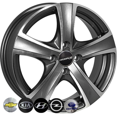ZW 9504 W6.5 R15 PCD4x100 ET44 DIA56.6 MK-P
